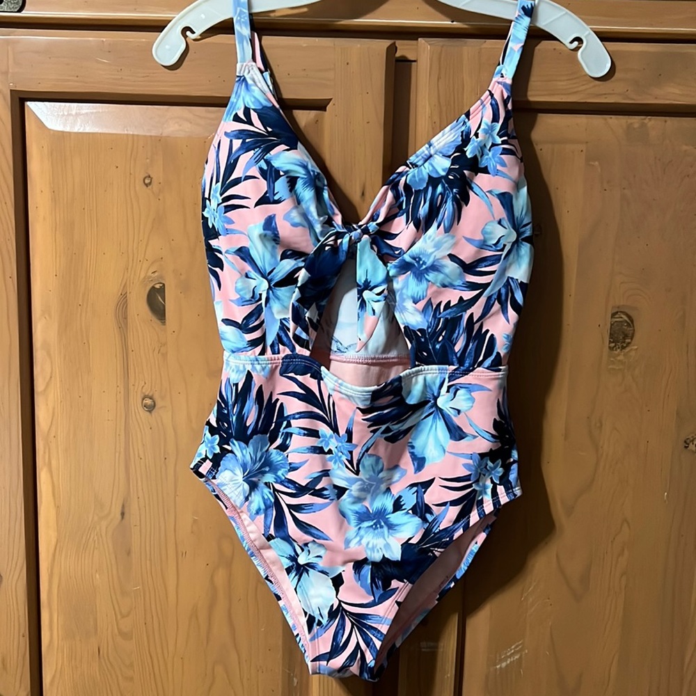 Beach Betty floral one piece